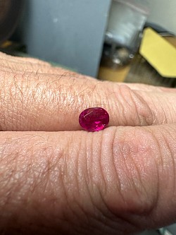Repolissage d’un rubis